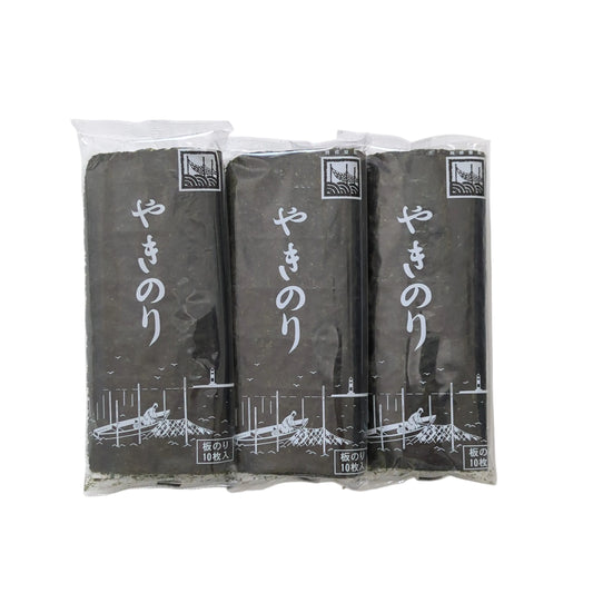 高級寿司店使用!田庄やきのり【箱入り3帖】