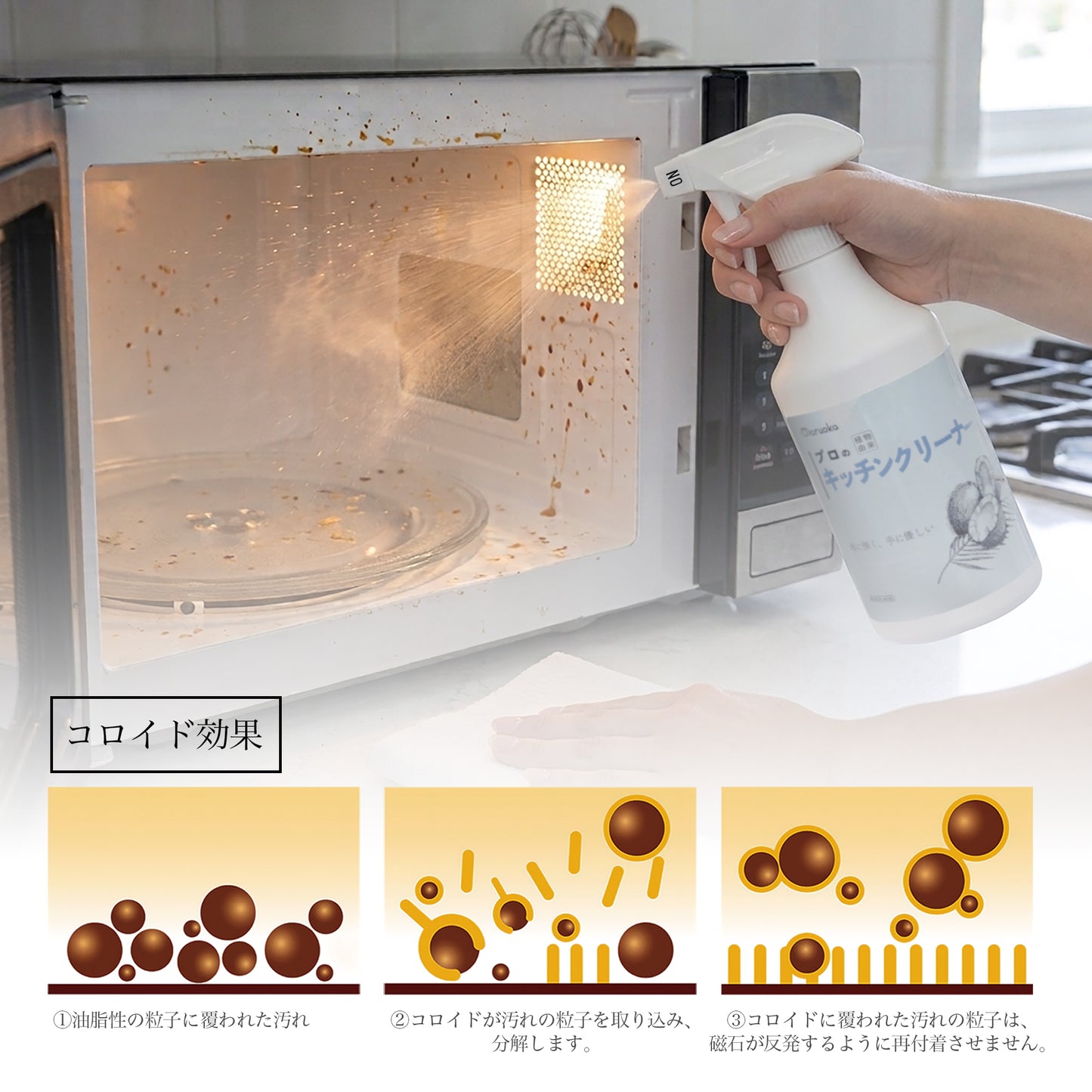 まるおかオリジナル　プロのキッチンクリーナー